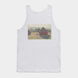 Haystacks, Midday by Claude Monet Tank Top